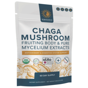 Chaga Certified Organic Mushroom Extract Powder