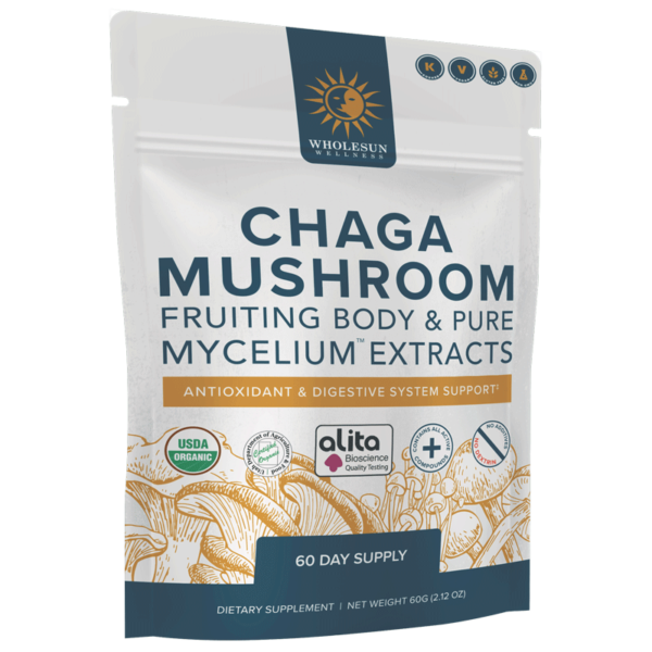 Chaga Certified Organic Mushroom Extract Powder