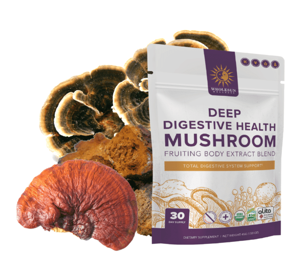 Deep Digestive Health Certified Organic Mushroom Extract Powder Blend - Image 2